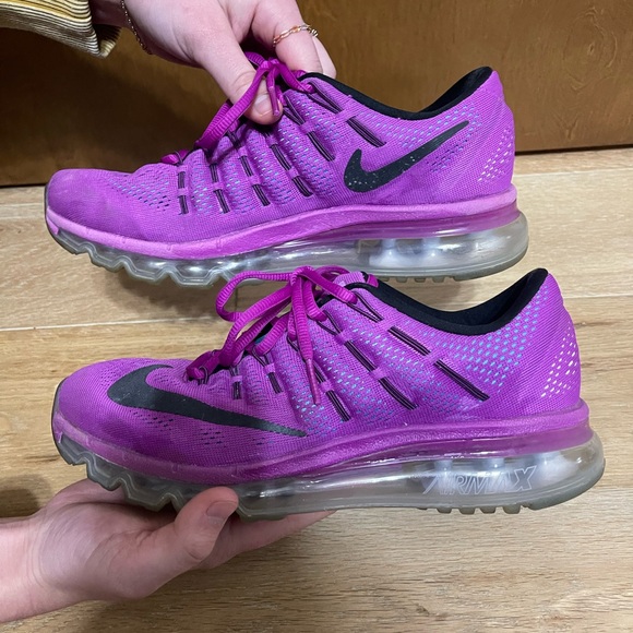 Women’s Purple Nike AirMax Running Shoes - Picture 3 of 5